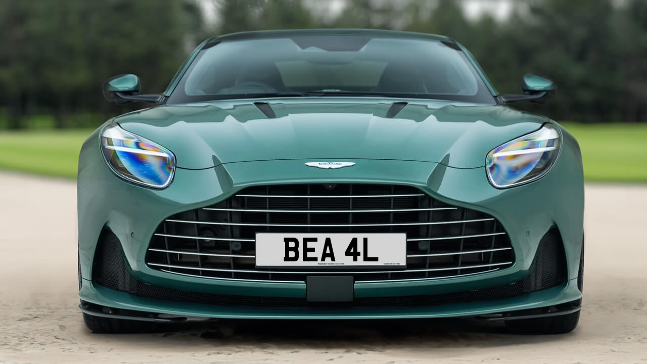 Car displaying the registration mark BEA 4L